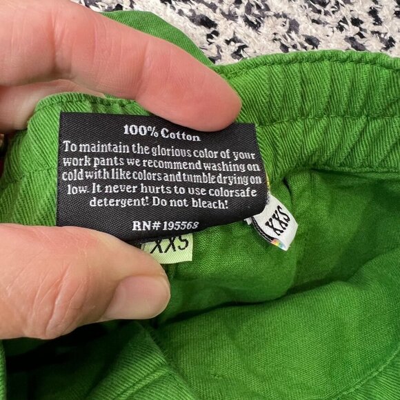 Big Bud Press Pencil pants, green, size XXS N54 - Picture 10 of 11